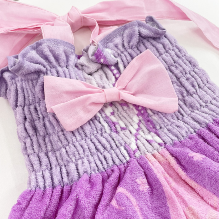 ディズニープリンセス キッズバスドレス プリンセス アナ 映画 アナと雪の女王2 プチドレス タオル 姫 ディズニー